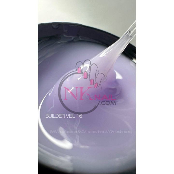 Гель Saga Builder Gel Veil №016, 15 мл